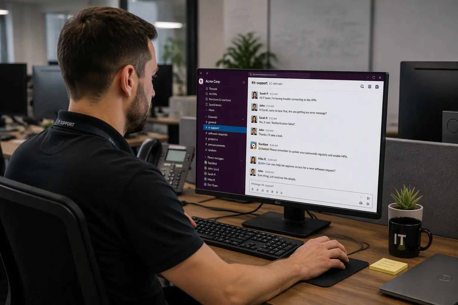 managed it support application support