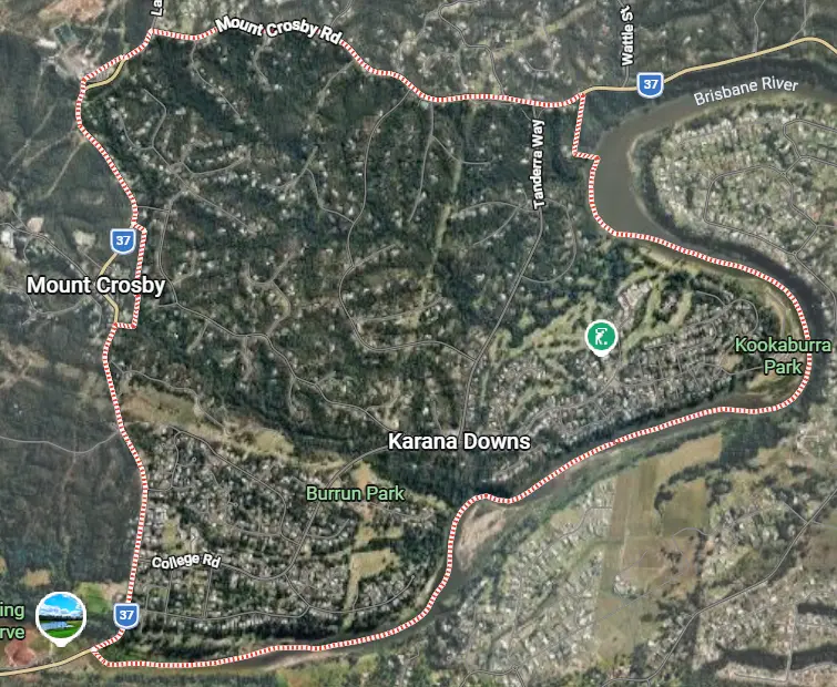 Karana Downs Map